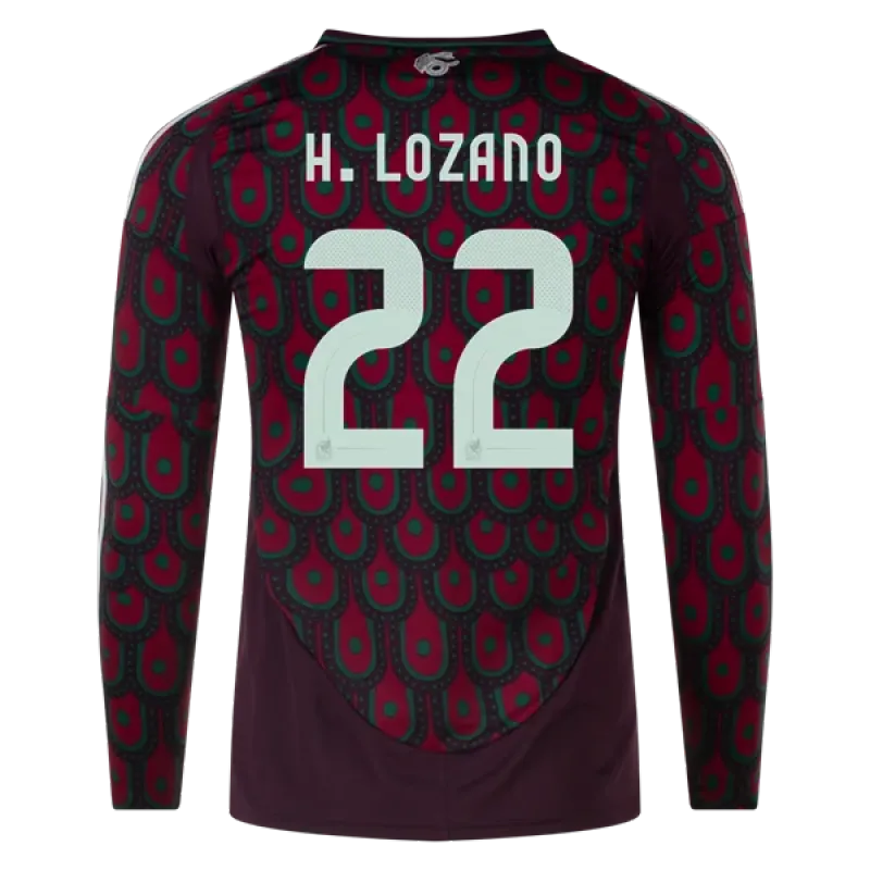 Hirving Lozano Mexico 24/25 Long Sleeve Home Jersey