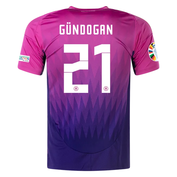 Ilkay Gündogan Germany 24/25 Away Jersey
