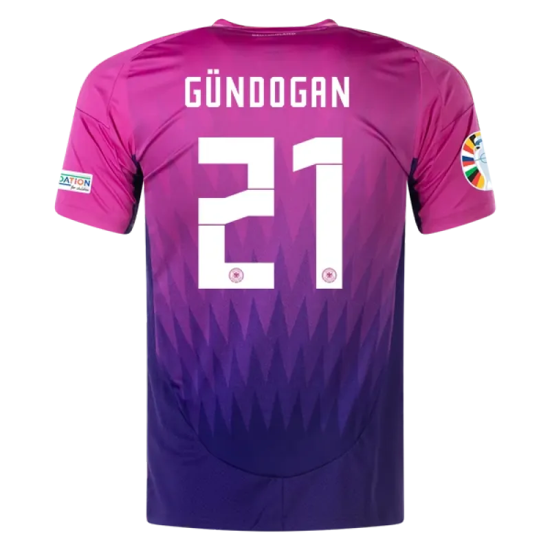 Ilkay Gündogan Germany 24/25 Away Jersey
