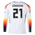Ilkay Gündogan Germany 24/25 Long Sleeve Home Jersey