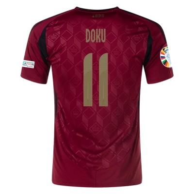 Jérémy Doku Belgium 24/25 Home Jersey 01