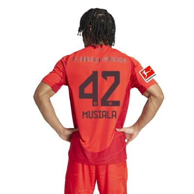 Jamal Musiala Bayern Munich 24/25 Home Jersey 01