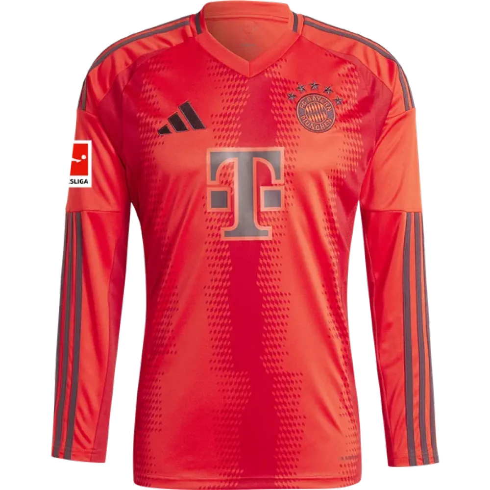 Jamal Musiala Bayern Munich 24/25 Player Long Sleeve Home Jersey