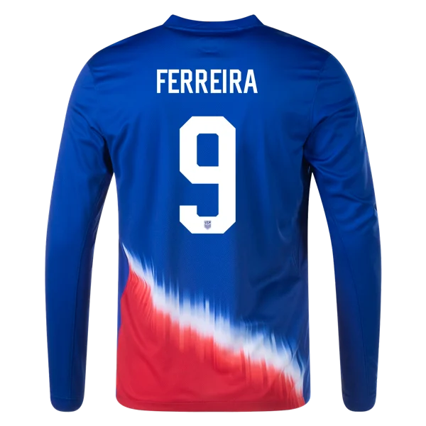 Jesus Ferreira USMNT 24/25 Long Sleeve Away Jersey
