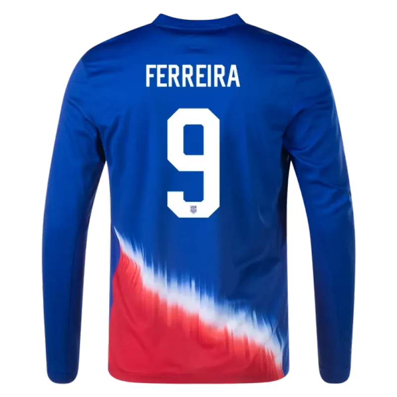 Jesus Ferreira USMNT 24/25 Long Sleeve Away Jersey