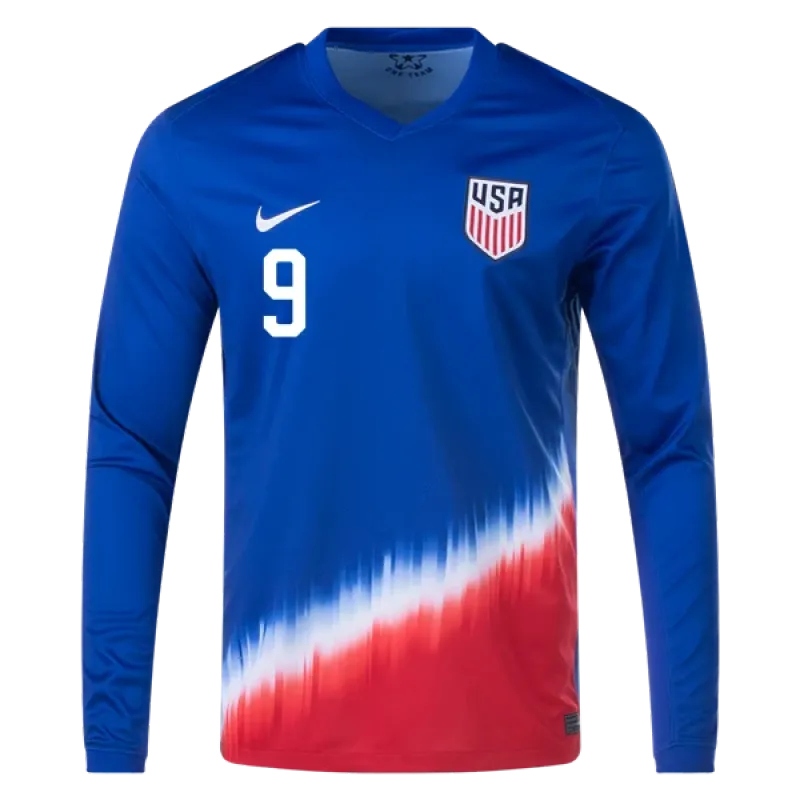 Jesus Ferreira USMNT 24/25 Long Sleeve Away Jersey