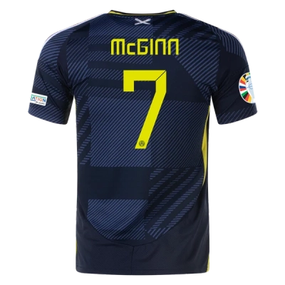 John McGinn Scotland 24/25 Home Jersey 01