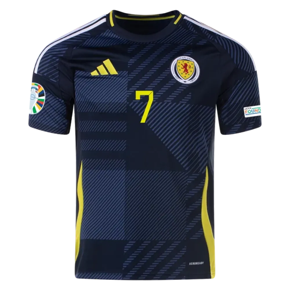 John McGinn Scotland 24/25 Home Jersey