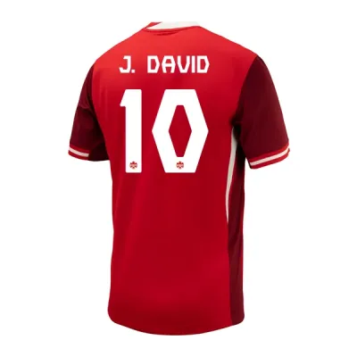Jonathan David Canada 24/25 Home Jersey 01