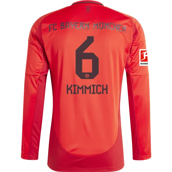 Joshua Kimmich Bayern Munich 24/25 Long Sleeve Home Jersey