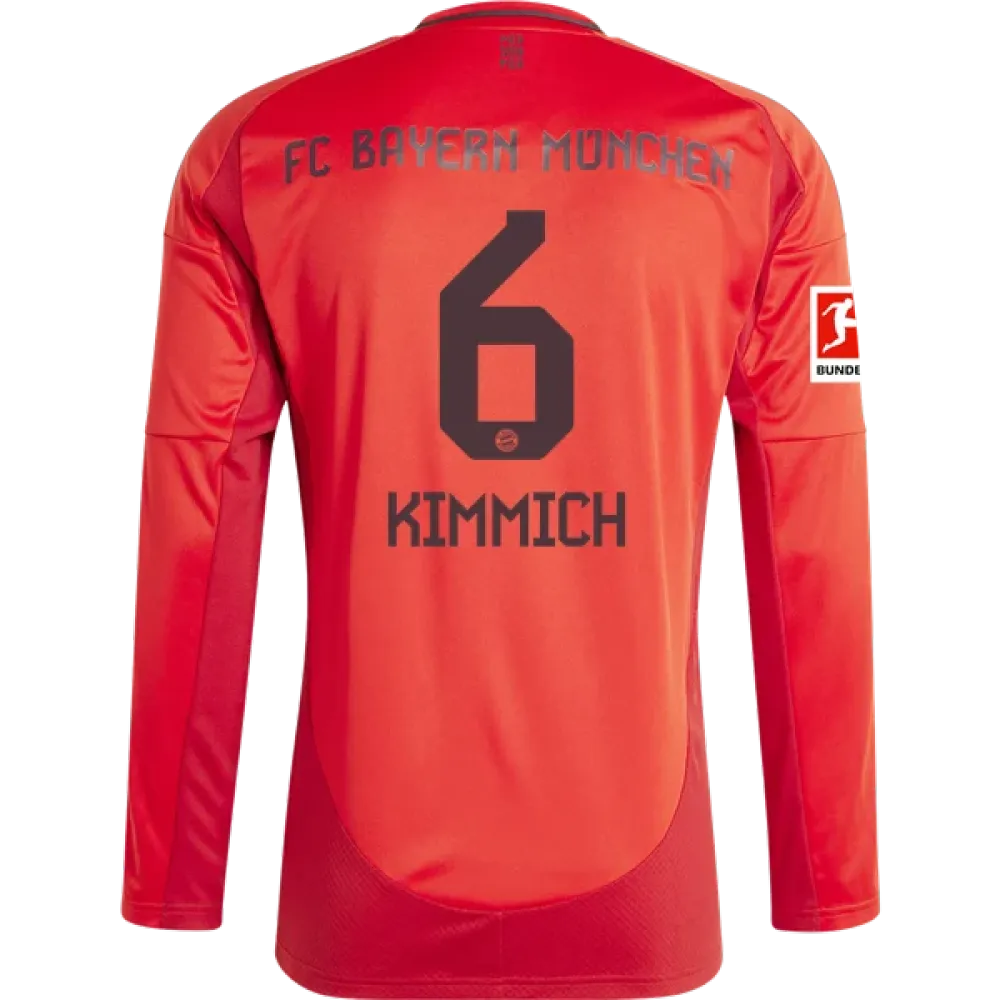 Joshua Kimmich Bayern Munich 24/25 Long Sleeve Home Jersey