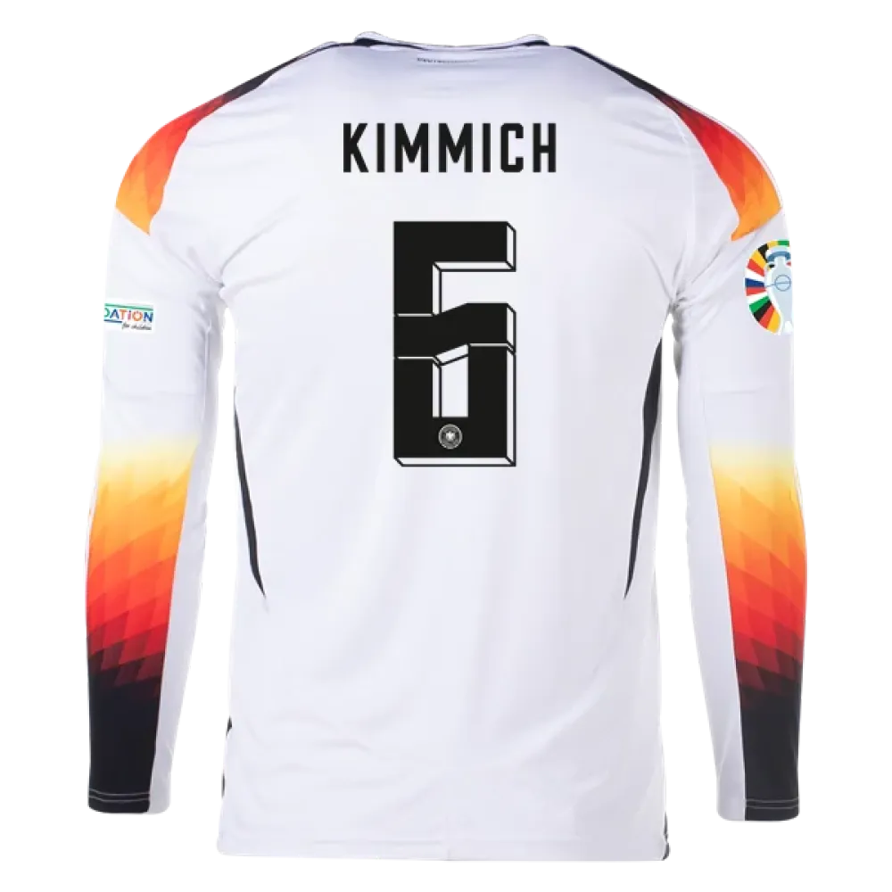Joshua Kimmich Germany 24/25 Long Sleeve Home Jersey