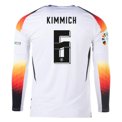 Joshua Kimmich Germany 24/25 Long Sleeve Home Jersey 01