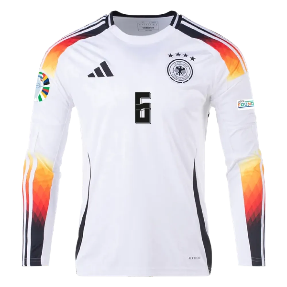 Joshua Kimmich Germany 24/25 Long Sleeve Home Jersey