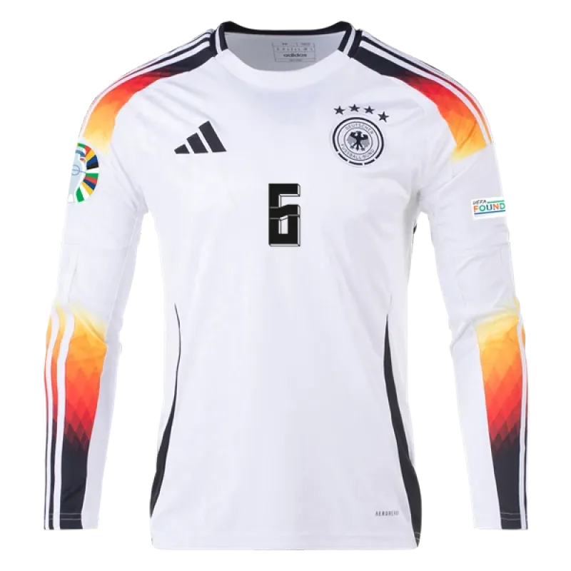 Joshua Kimmich Germany 24/25 Long Sleeve Home Jersey