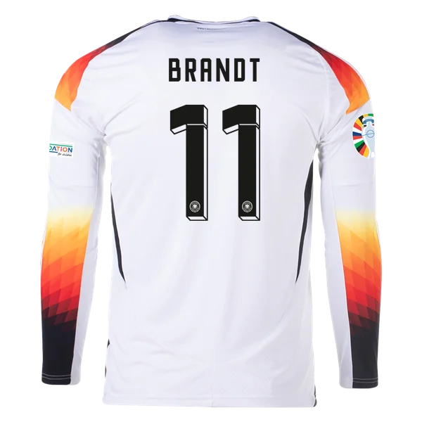Julian Brandt Germany 24/25 Long Sleeve Home Jersey