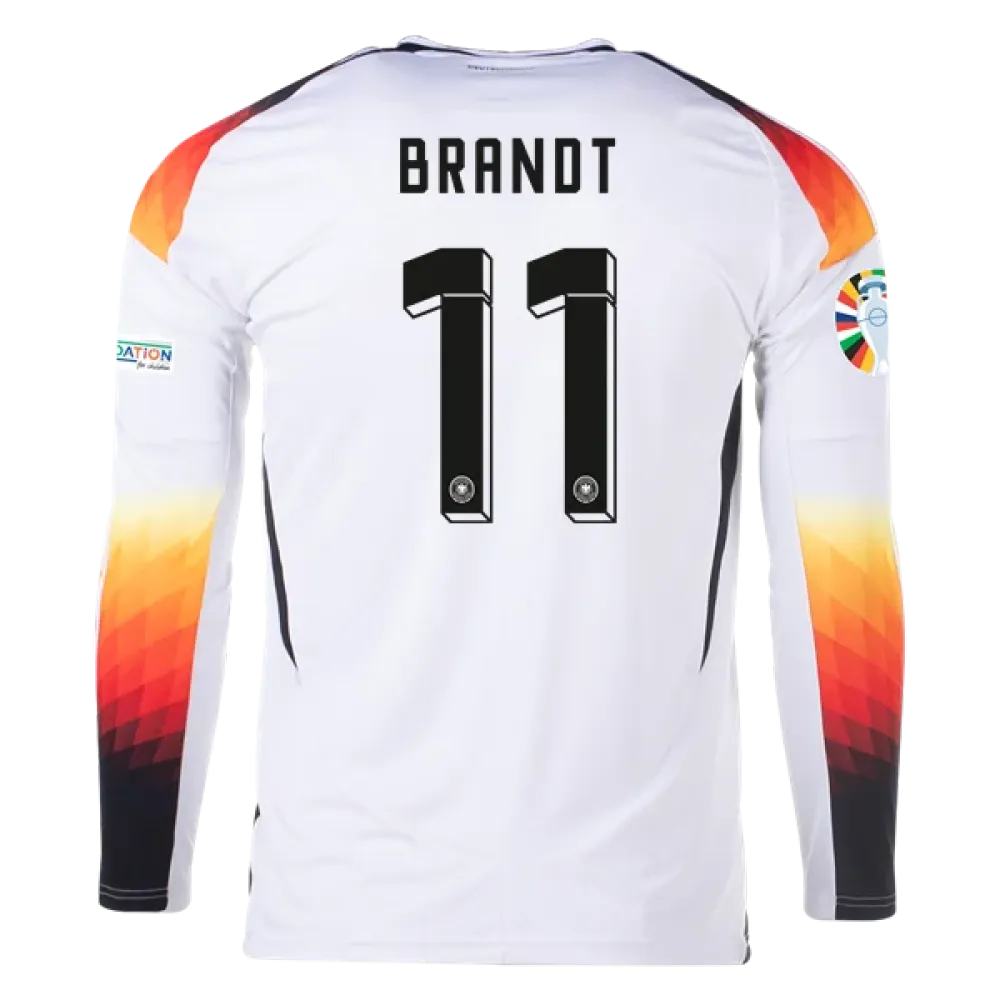 Julian Brandt Germany 24/25 Long Sleeve Home Jersey