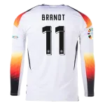 Julian Brandt Germany 24/25 Long Sleeve Home Jersey