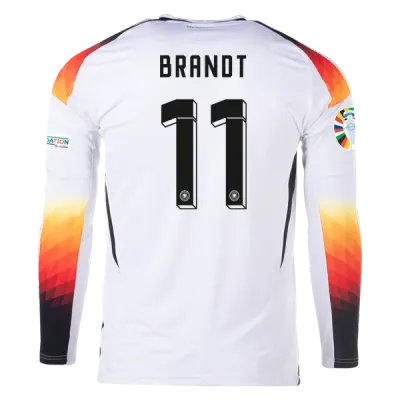 Julian Brandt Germany 24/25 Long Sleeve Home Jersey 01