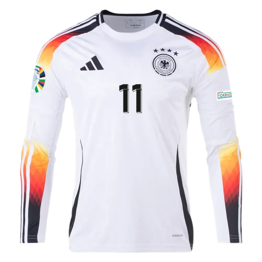 Julian Brandt Germany 24/25 Long Sleeve Home Jersey