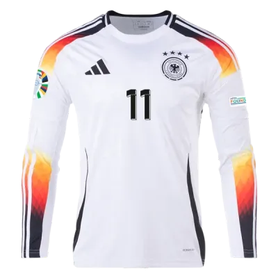 Julian Brandt Germany 24/25 Long Sleeve Home Jersey 02