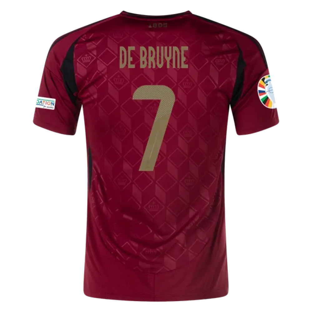 Kevin De Bruyne Belgium 24/25 Home Jersey