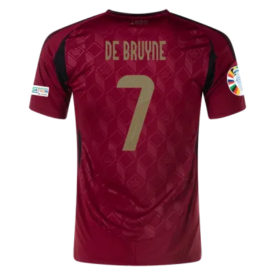 Kevin De Bruyne Belgium 24/25 Home Jersey 01