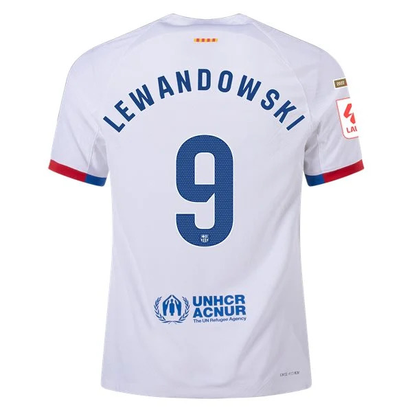 La Liga Men's Lewandowski Barcelona Away Jersey 23/24