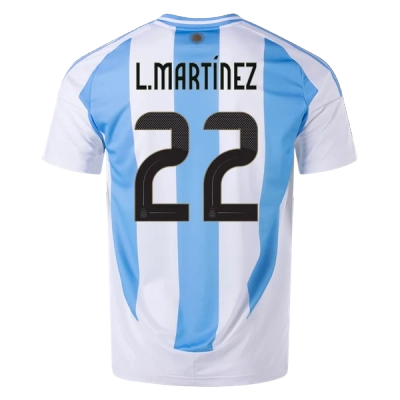 Lautaro Martínez Argentina 24/25 Home Jersey 01