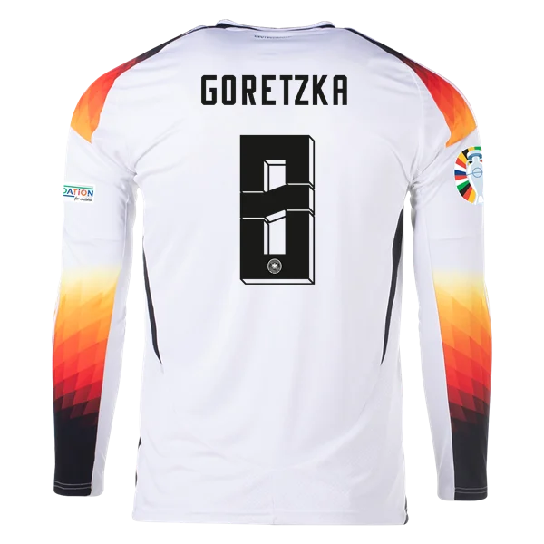 Leon Goretzka Germany 24/25 Long Sleeve Home Jersey