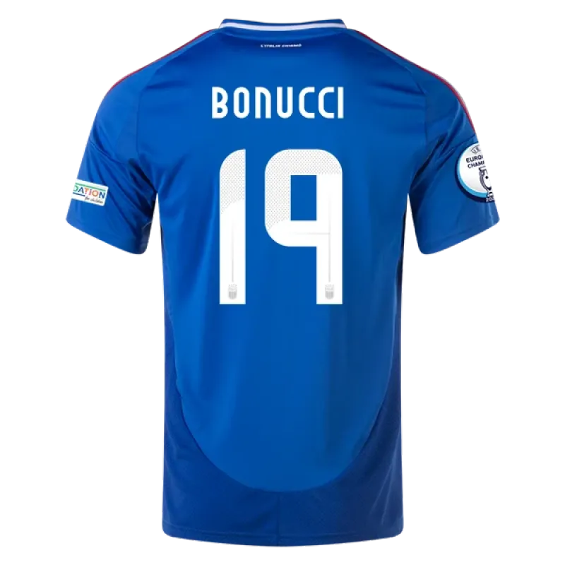 Leonardo Bonucci Italy 24/25 Home Jersey