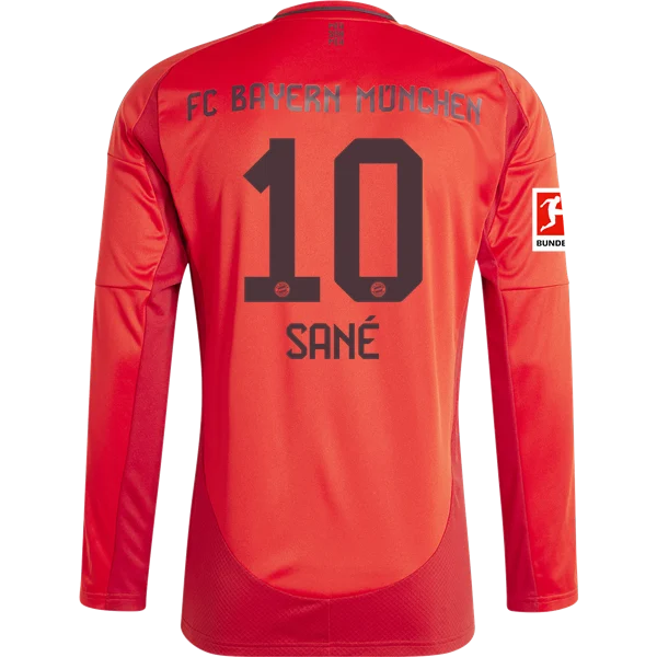 Leroy Sané Bayern Munich 24/25 Long Sleeve Home Jersey