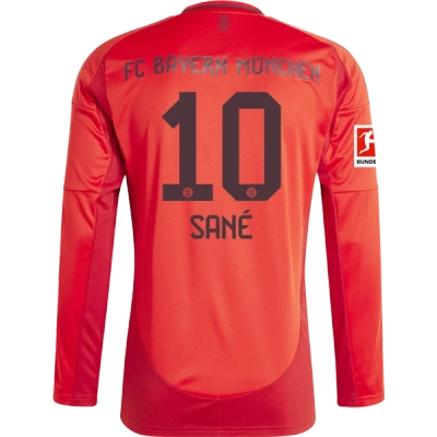 Leroy Sané Bayern Munich 24/25 Long Sleeve Home Jersey 01