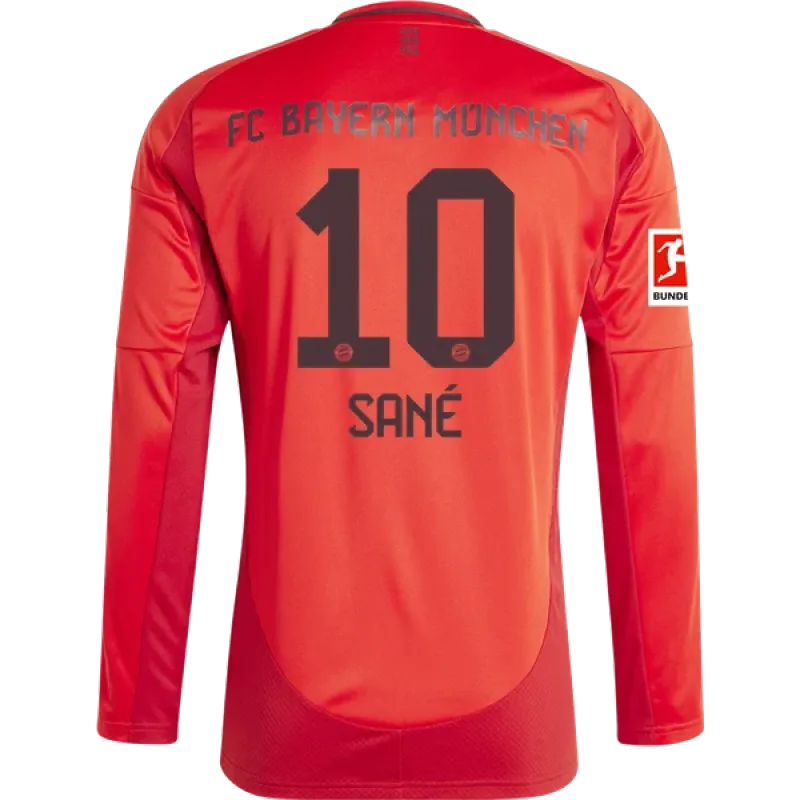 Leroy Sané Bayern Munich 24/25 Long Sleeve Home Jersey
