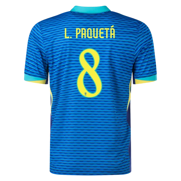 Lucas Paquetá Brazil 24/25 Away Jersey