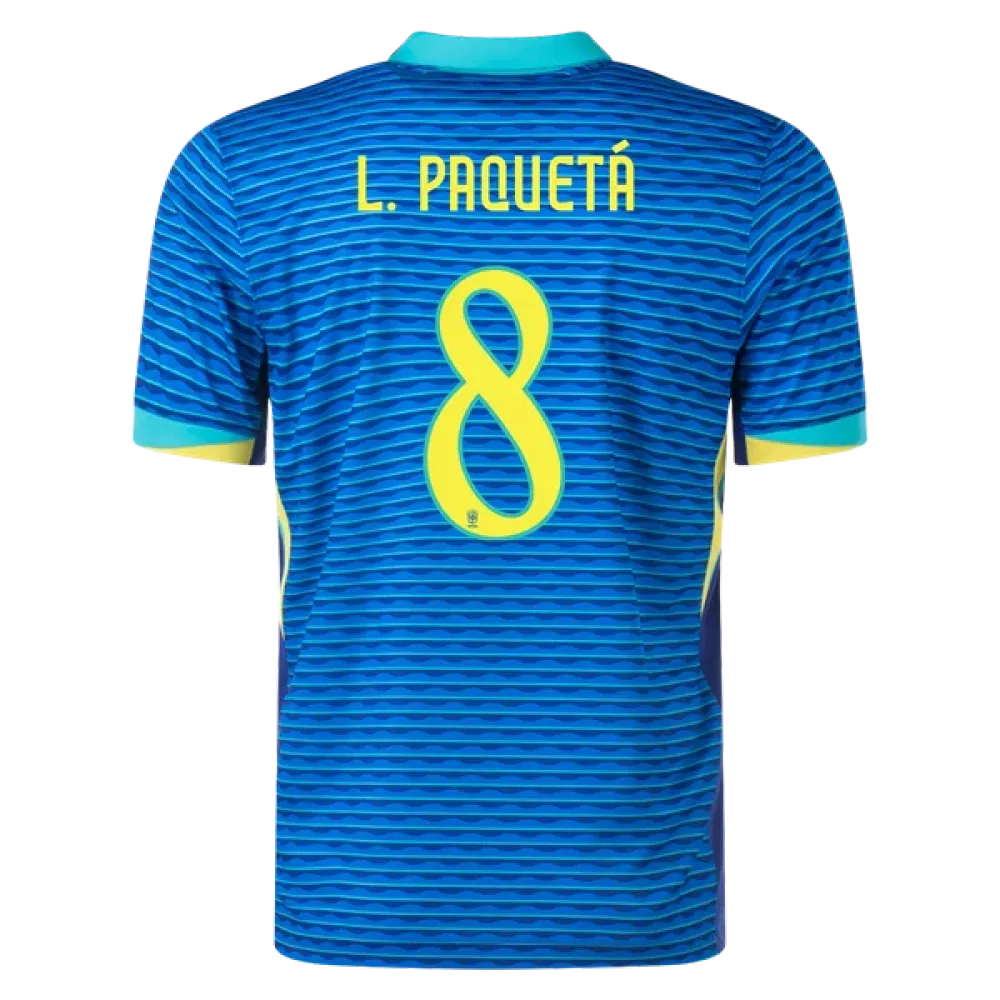 Lucas Paquetá Brazil 24/25 Away Jersey