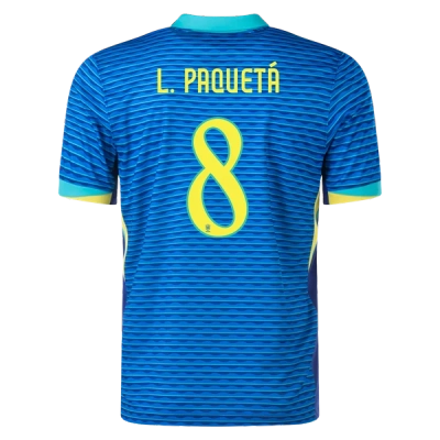 Lucas Paquetá Brazil 24/25 Away Jersey 01