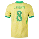 Lucas Paquetá Brazil 24/25 Home Jersey