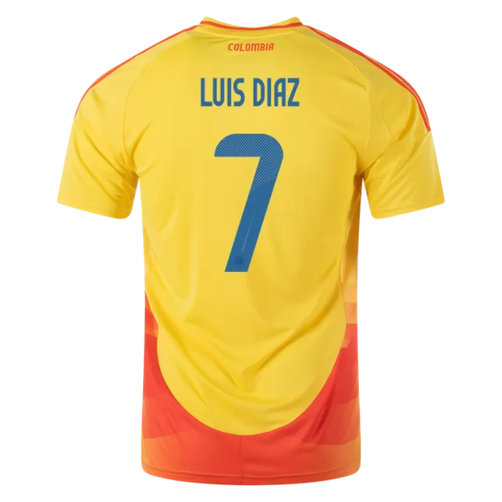 Luis Díaz Colombia 24/25 Home Jersey