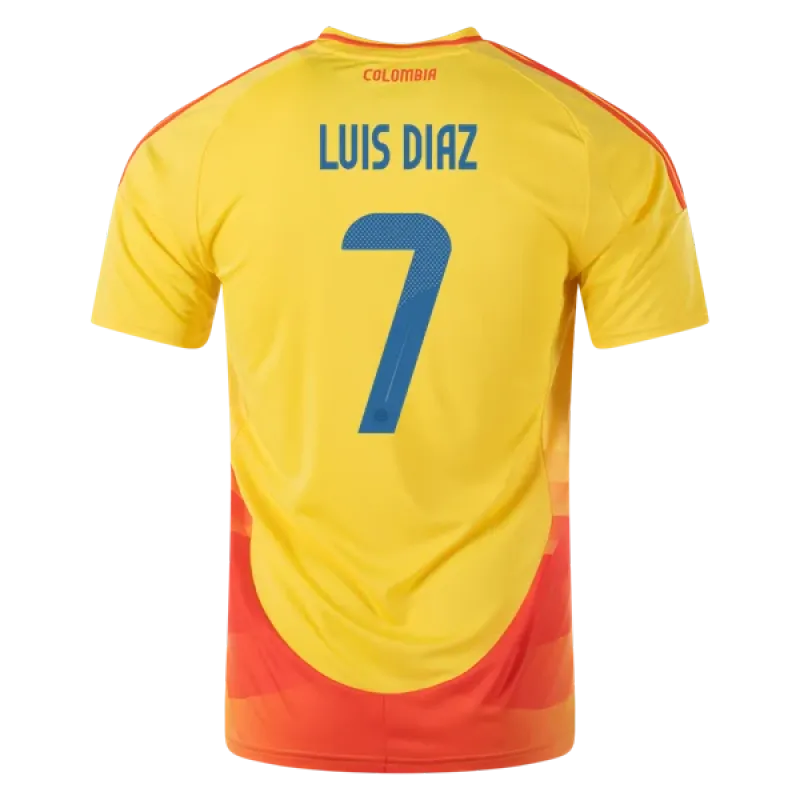 Luis Díaz Colombia 24/25 Home Jersey