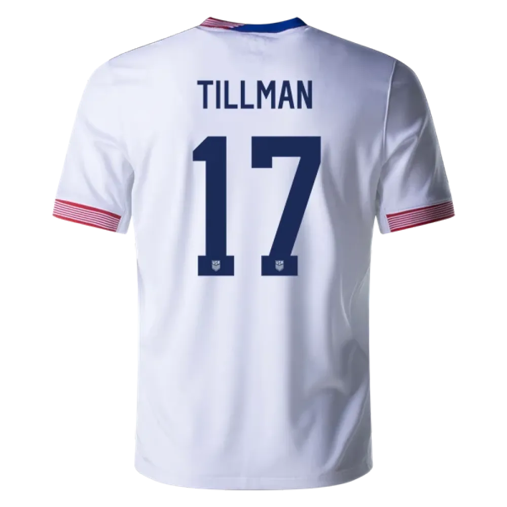 Malik Tillman USMNT 24/25 Home Jersey