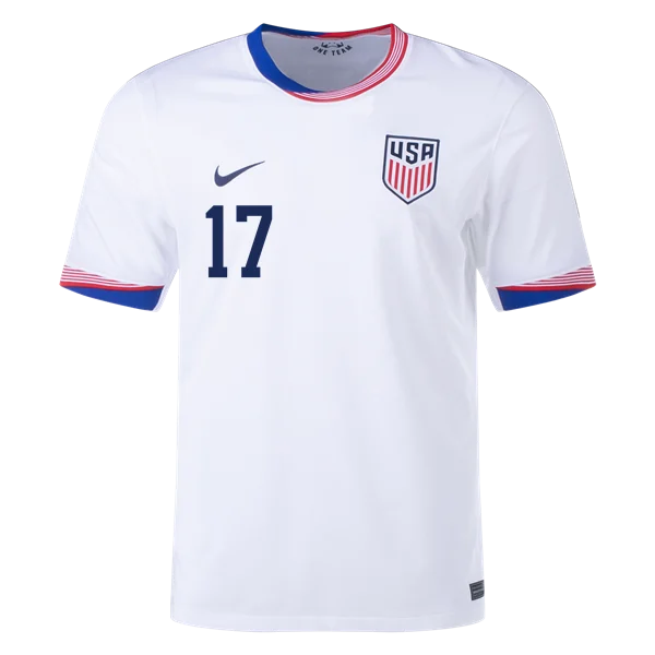 Malik Tillman USMNT 24/25 Home Jersey