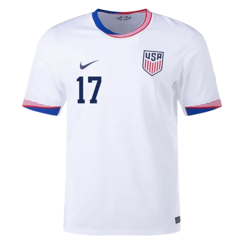 Malik Tillman USMNT 24/25 Home Jersey