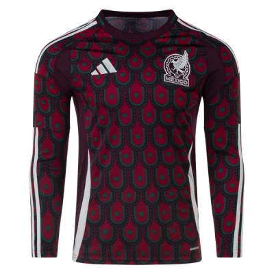 Mexico 24/25 Long Sleeve Home Jersey  01