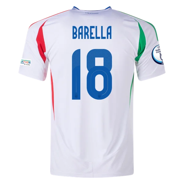 Nicolò Barella Italy 24/25 Away Jersey