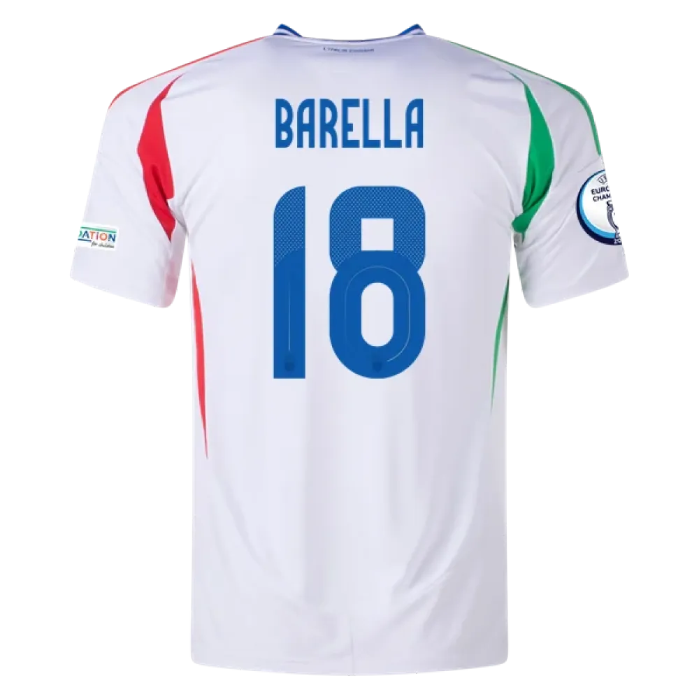 Nicolò Barella Italy 24/25 Away Jersey