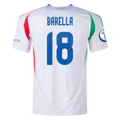Nicolò Barella Italy 24/25 Away Jersey 01