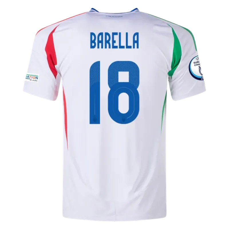 Nicolò Barella Italy 24/25 Away Jersey