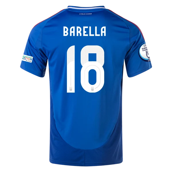 Nicolò Barella Italy 24/25 Home Jersey