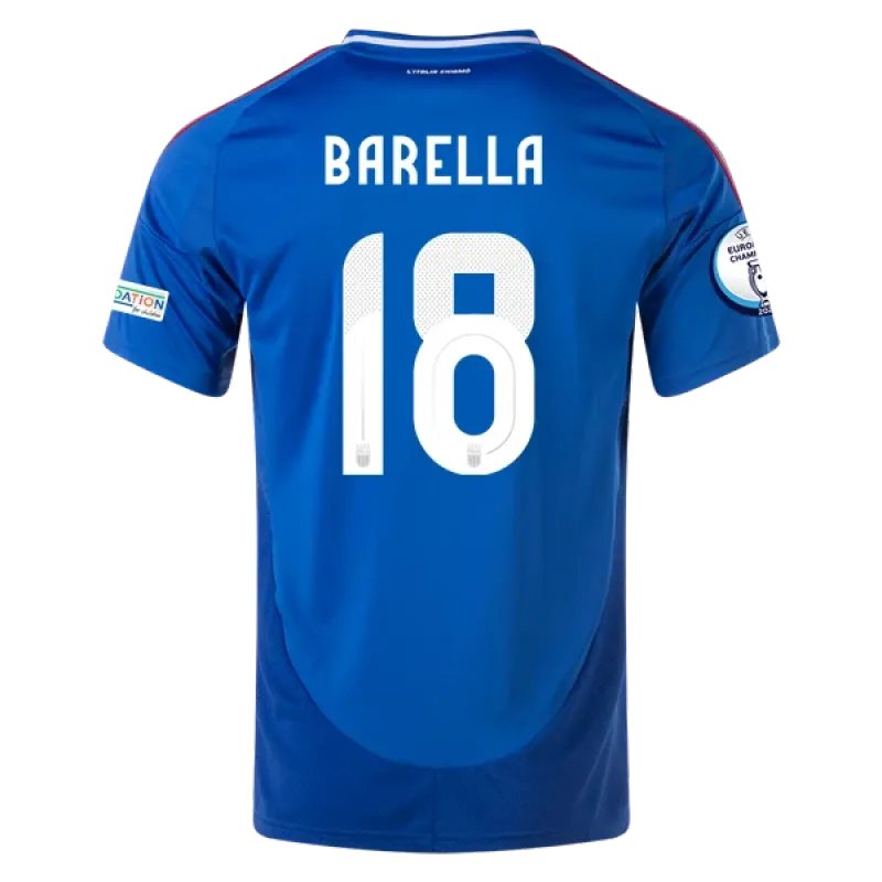 Nicolò Barella Italy 24/25 Home Jersey